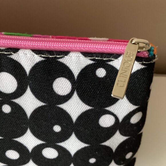 1 Clinique Kapitza Makeup Cosmetic Travel Bag Headband W Bow Curling Iron Holder - Picture 4 of 10